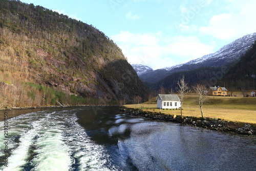 Mostraumen, Osterfjord, Norway photo