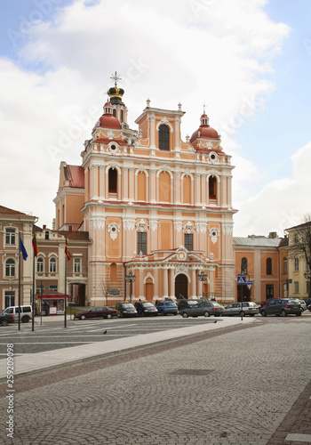 Church of St. Casimir in Vilnius. Lithuania