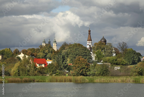 Panoramic view  of Wlodawa. Poland