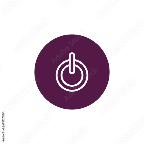 On/Off switch - vector icon