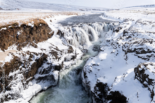 Hraunfossar waterfall