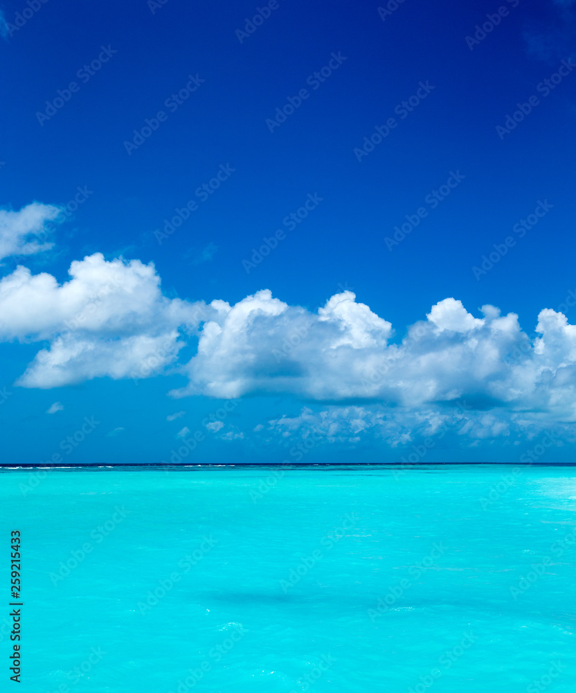 tropical Maldives island with white sandy beach and sea tropical Maldives island with white sandy beach and sea