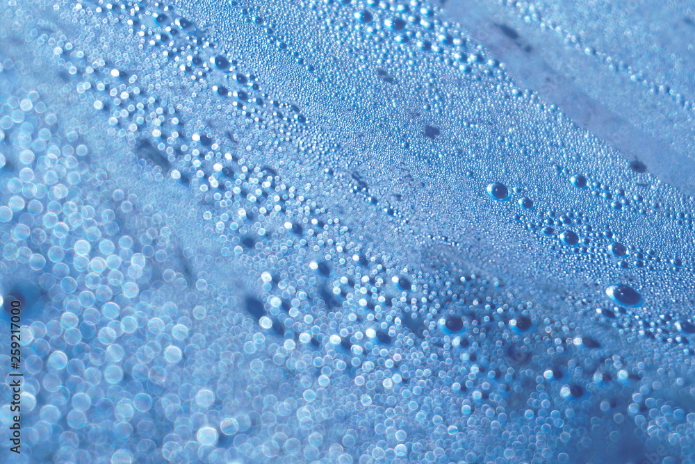 Obraz premium bubbles on a blue background