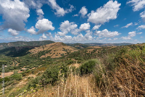 Sardinien inland landscape.