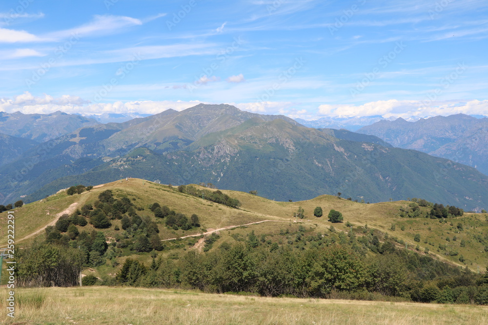 View around Monte Mottarone, Italy