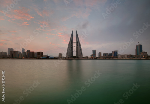 Bahrain Skyline from taken from Bahrain bay