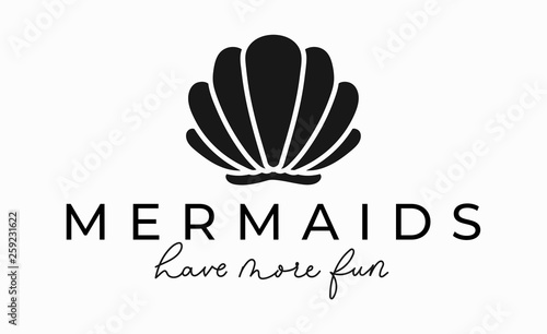 Mermaids have more fun inspirational lettering card. Cute summer lettering inscription for prints, textile etc. Vector illustration