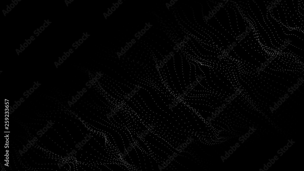 Abstract background. Big data. Vector illustration. Wave of particles. Abstract background. Big data. Vector illustration. Wave of particles.