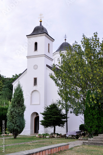Fruskogorski monastery Petkovica in national park Fruska Gora, Serbia.