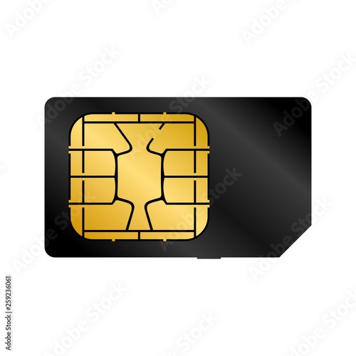 Sim Karte Vektor Grafik