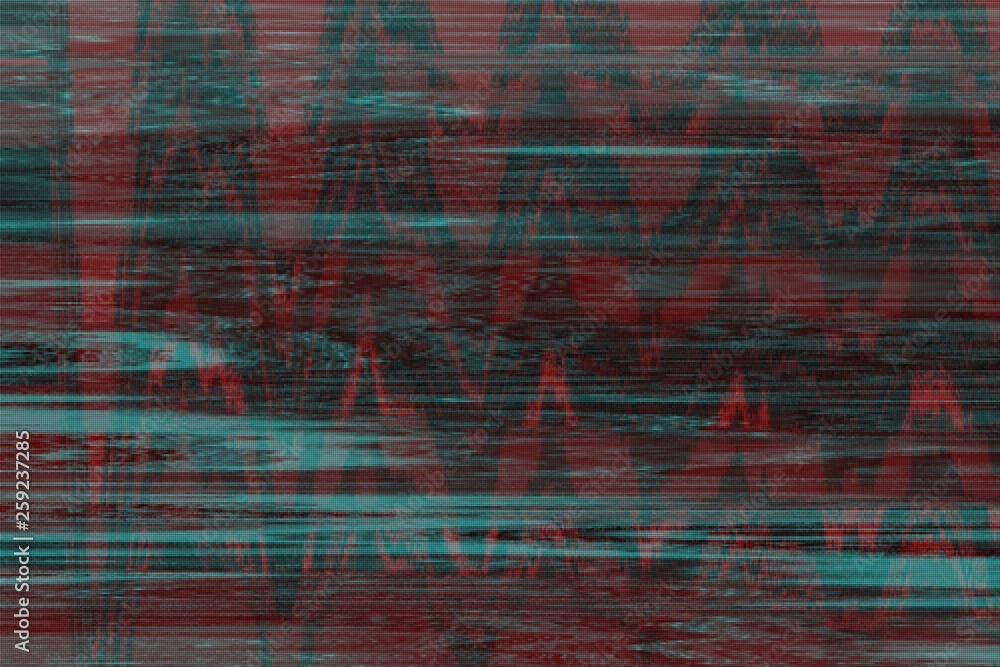 Fototapeta premium VHS glitch background artifact noise, distortion grunge.