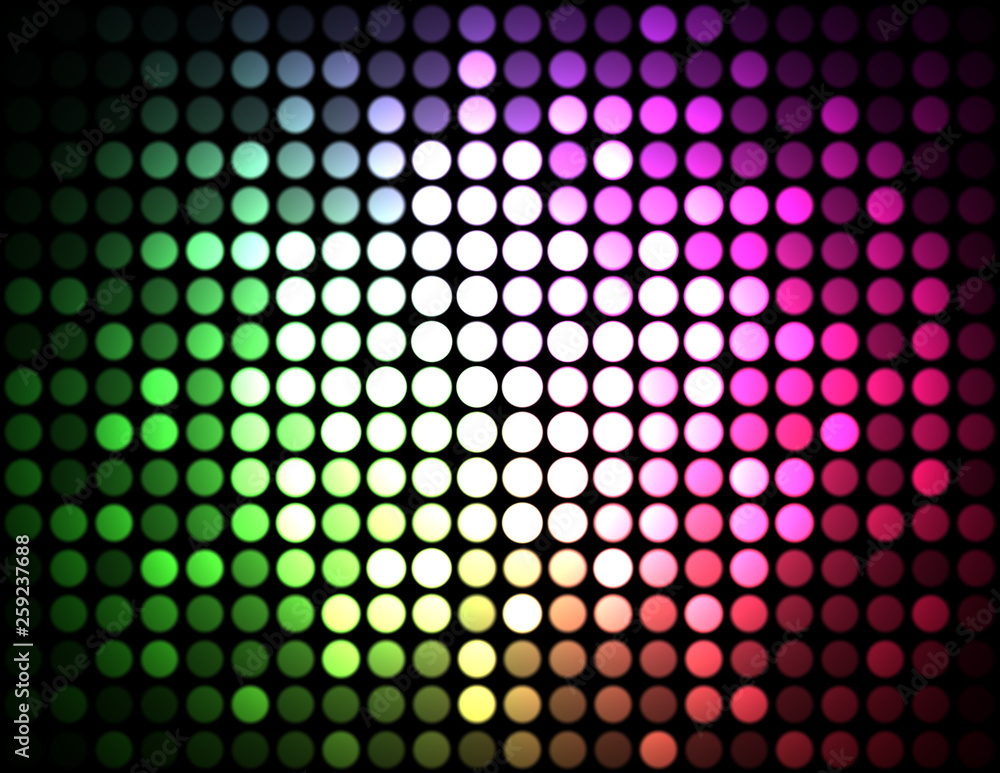 Obraz premium Party Discolights Colored Dots