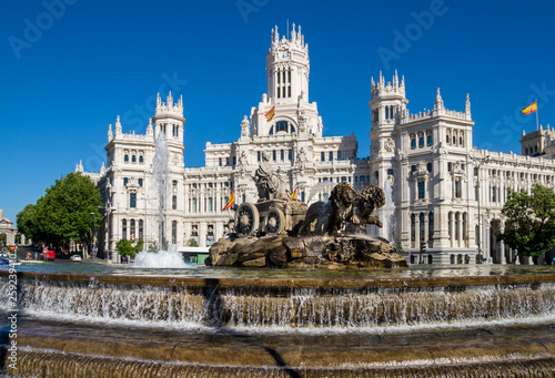 Europe, Spain, Madrid, Plaza de Cibeles Palace