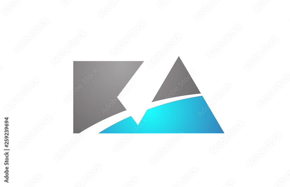alphabet letter ka k a logo company icon design alphabet letter ka k a logo company icon design