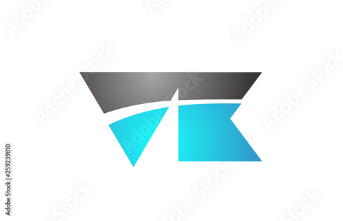 Free Download alphabet letter vk v k logo company icon design - GFXLoad