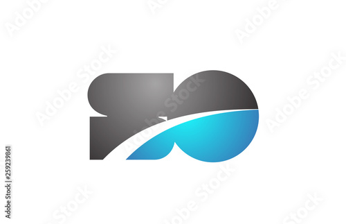 alphabet letter so s o logo company icon design