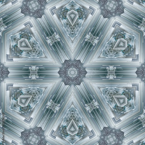 cristal symmetry abstract design pattern. illustration backdrop.
