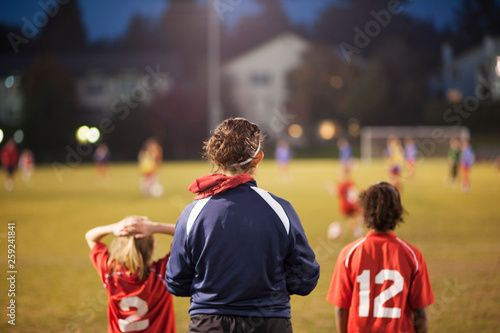 Youth soccer coach