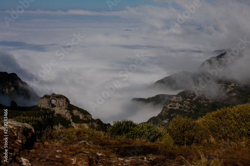 Landscape of the church hill, located in the São Joaquim National Park, in the State of Santa Catarina, southern Brazil photo