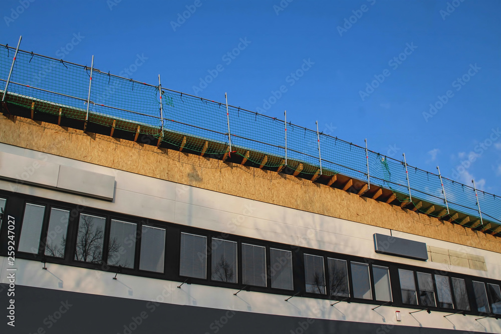 Sanierung eines Flachdachs durch aufgesetztes Satteldach
