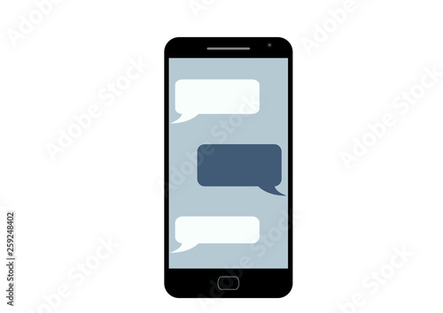 mobile cellphone with messages