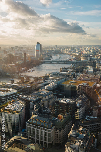 Wallpaper Mural London cityscape at sunset Torontodigital.ca