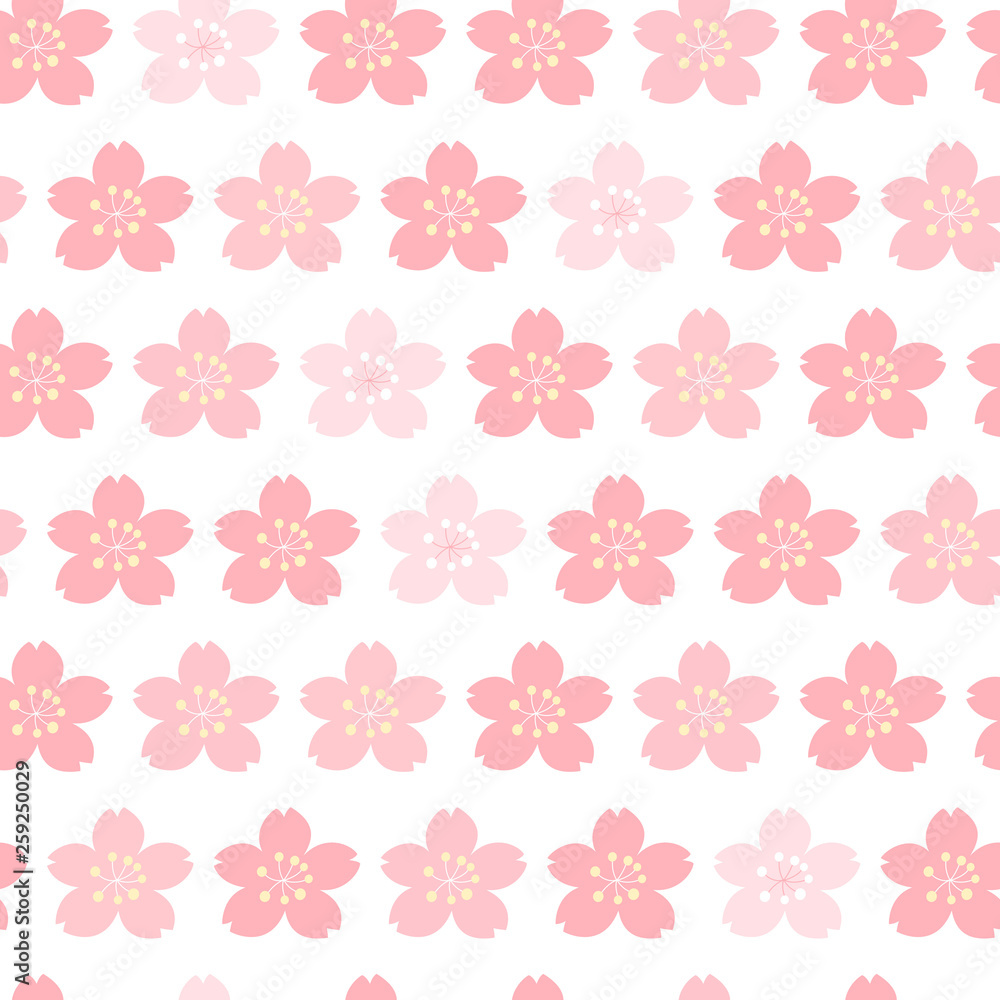 Cherry blossom pattern