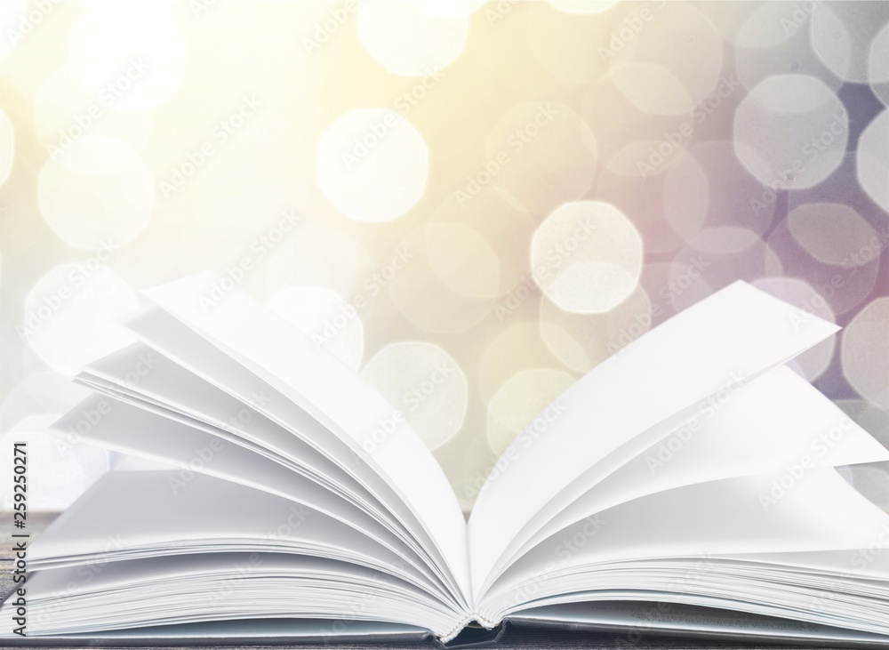 Open book isolated on background Open book isolated on background