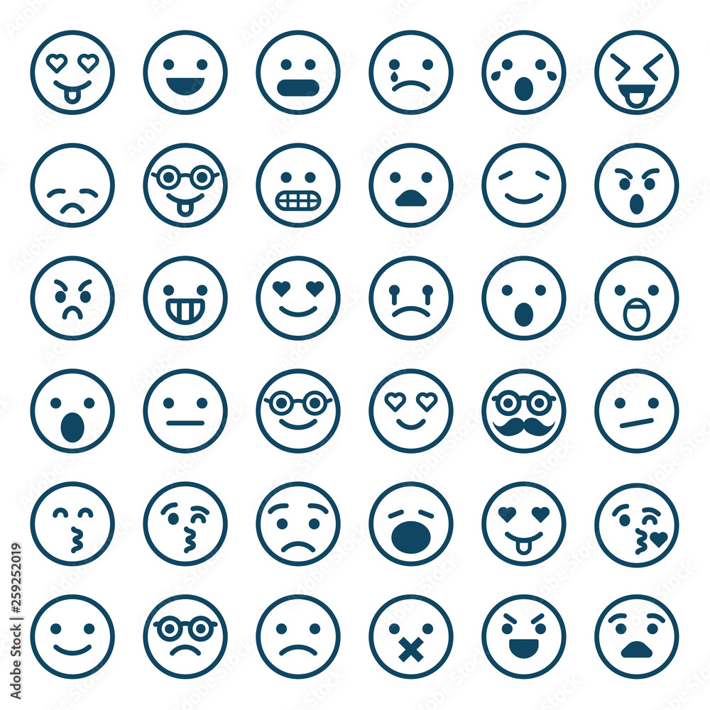 Smiles Icon Set Smiles Icon Set