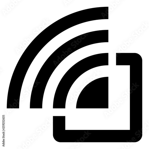 RFID Tag Vector Icon