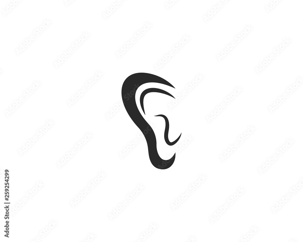 Fototapeta premium Hearing Logo vector