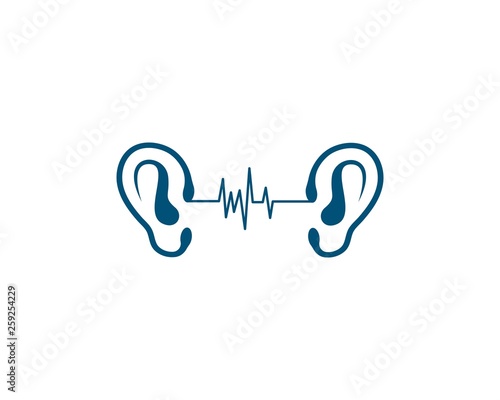 Hearing Logo vector