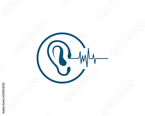 Hearing Logo vector