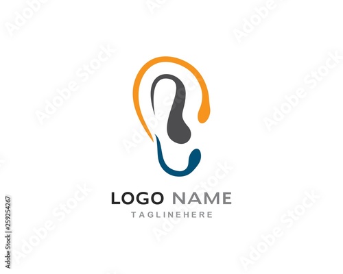 Hearing Logo vector