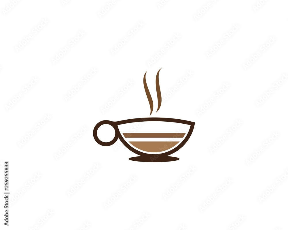 Obraz premium Coffee vector illustration