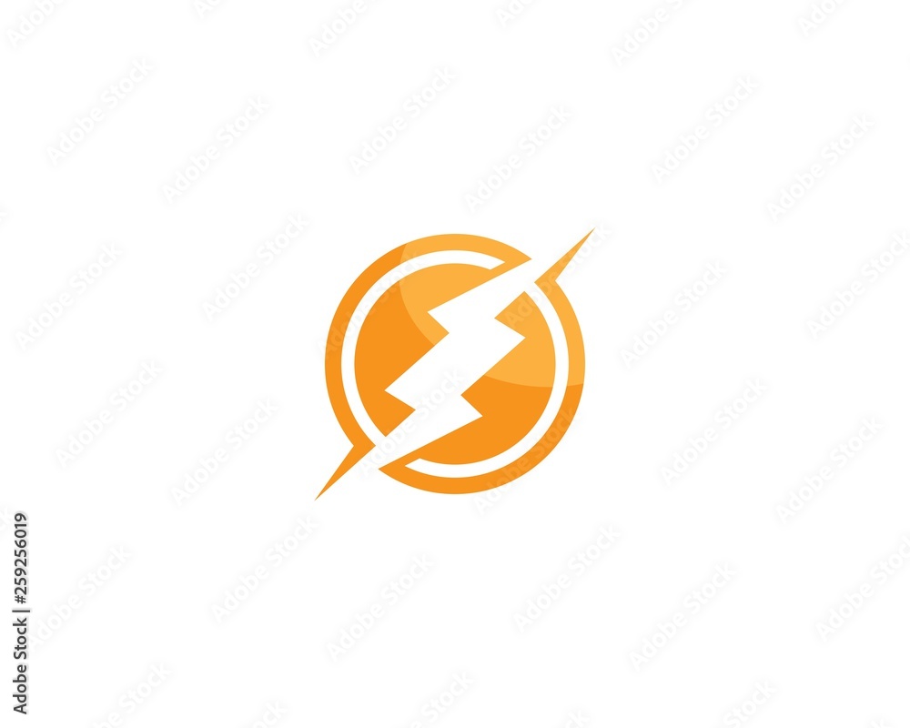Thunderbolt logo icon Thunderbolt logo icon