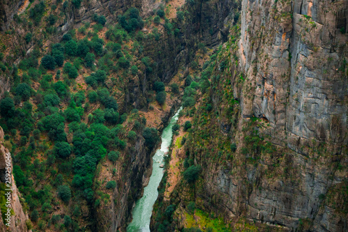Tazi Canyon (Bilgelik Vadisi) in Manavgat, Antalya, Turkey. Amazing landscape, cliff and valley.