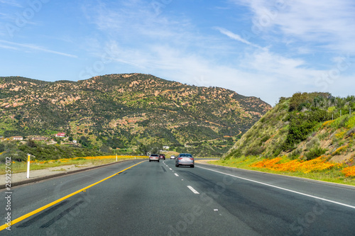 Travelling towards San Diego, southern California
