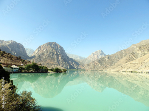 Iskander kul lake in Fan Mountains, Tajikistan, Central Asia