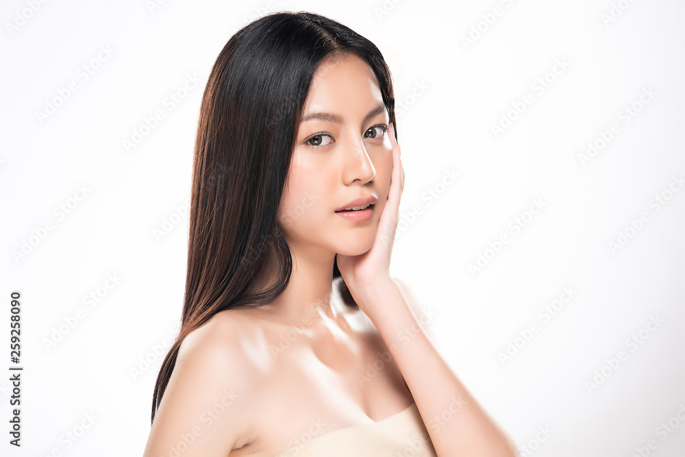 Beautiful Young asian Woman with Clean Fresh Skin Beautiful Young asian Woman with Clean Fresh Skin