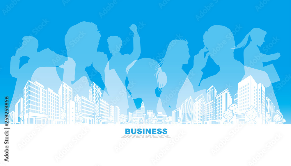 Obraz premium ビジネスイメージのイラスト