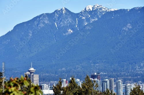 バンク－バ－の風景　Vancouver view from QE photo