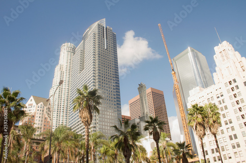 Fototapeta Los Angeles Downtown - Pershing Square