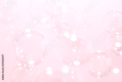 Pink bubbles background