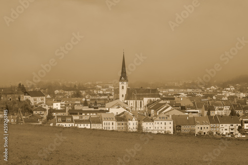 Landschaftsaufnahme Ottensheim in Ober  sterreich     sterreich