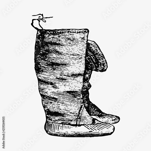 Pair of Eskimo boots