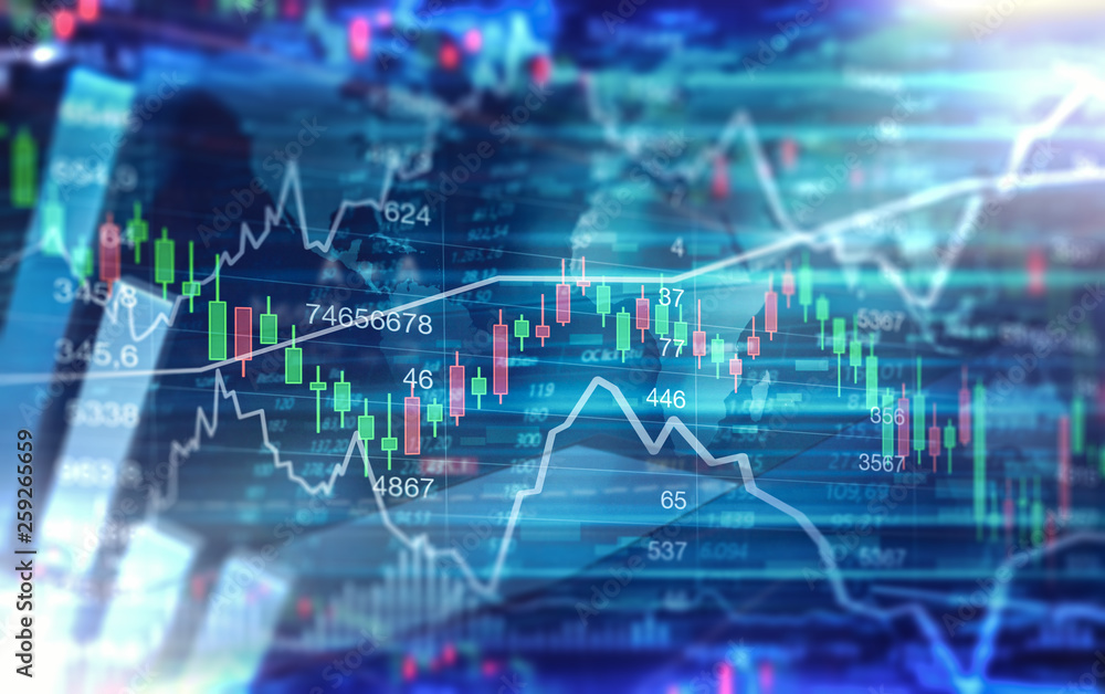 Chart - Börse - Finanzen Stock-Foto | Adobe Stock