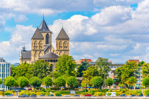 Saint Kunibert church in Cologne, Germany photo