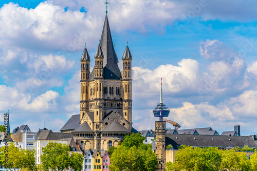 Saint martin church in cologne, Germany photo