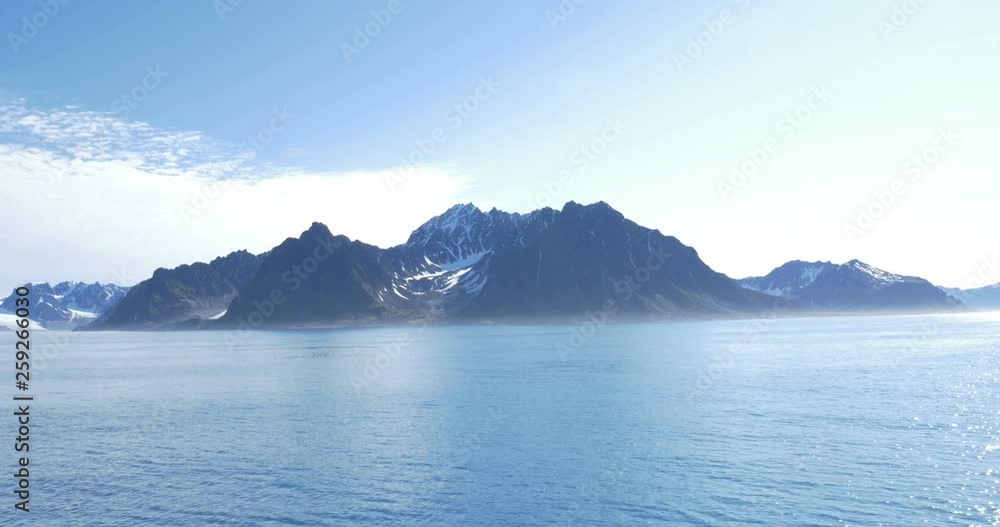 Norway Sea and Mountains Beautiful long shot of Norway Sea and Mountains Norway Sea and Mountains Beautiful long shot of Norway Sea and Mountains
